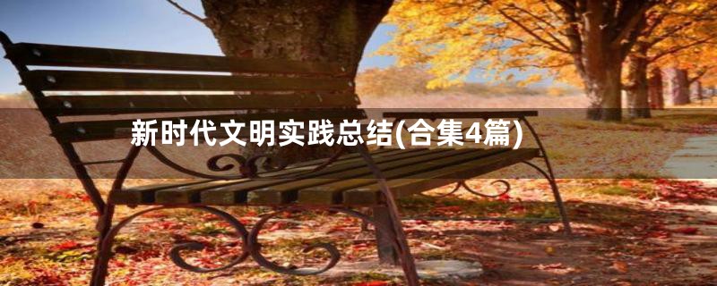新时代文明实践总结(合集4篇)