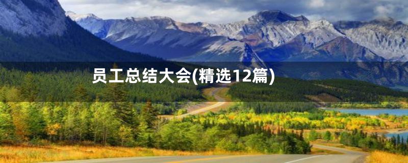 员工总结大会(精选12篇)