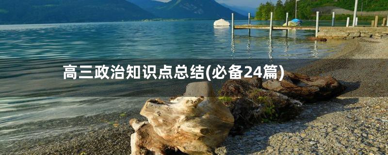高三政治知识点总结(必备24篇)