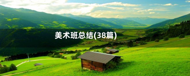 美术班总结(38篇)