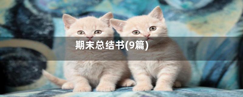期末总结书(9篇)