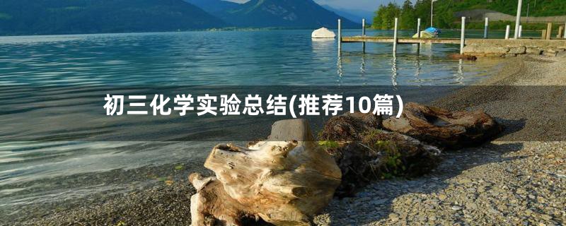 初三化学实验总结(推荐10篇)