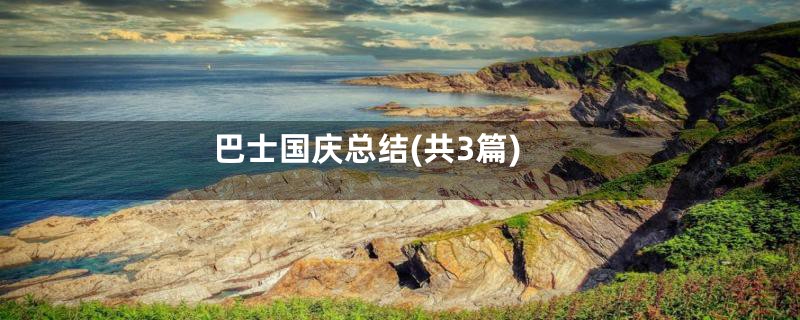巴士国庆总结(共3篇)