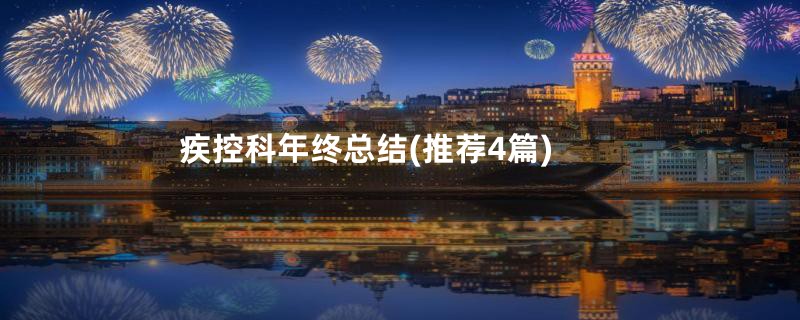 疾控科年终总结(推荐4篇)