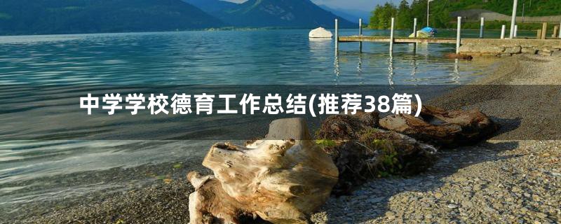 中学学校德育工作总结(推荐38篇)