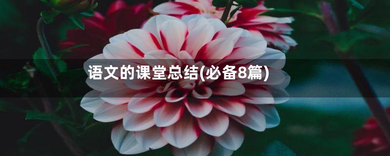 语文的课堂总结(必备8篇)
