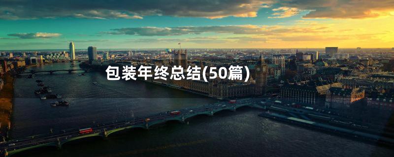 包装年终总结(50篇)