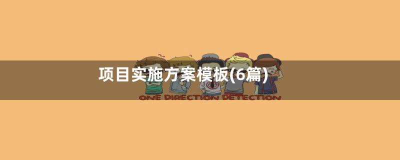 项目实施方案模板(6篇)