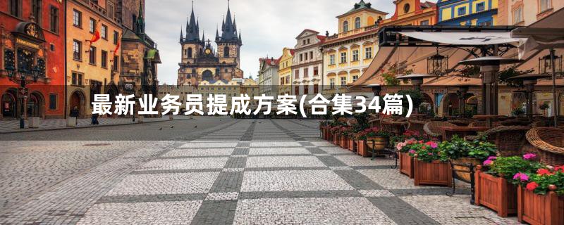 最新业务员提成方案(合集34篇)