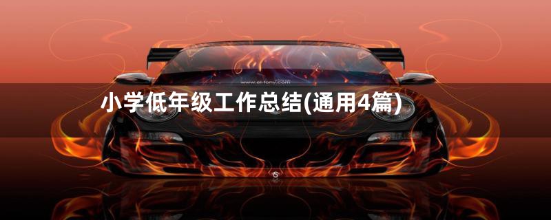 小学低年级工作总结(通用4篇)