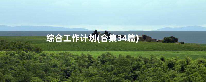 综合工作计划(合集34篇)