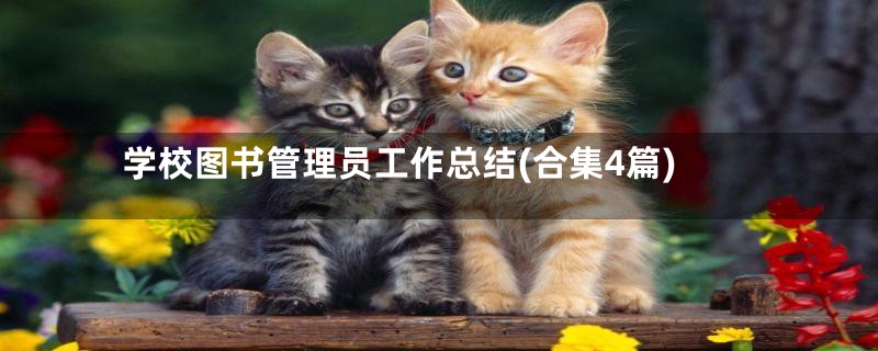 学校图书管理员工作总结(合集4篇)