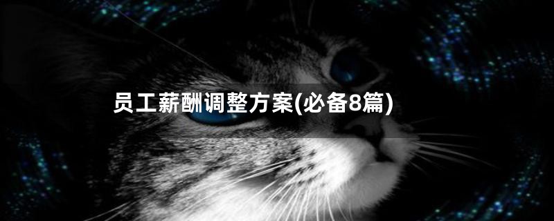 员工薪酬调整方案(必备8篇)