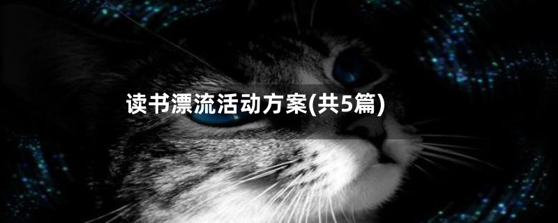读书漂流活动方案(共5篇)