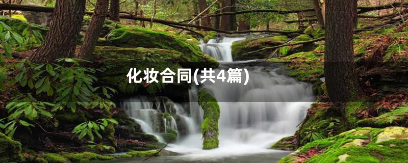 化妆合同(共4篇)
