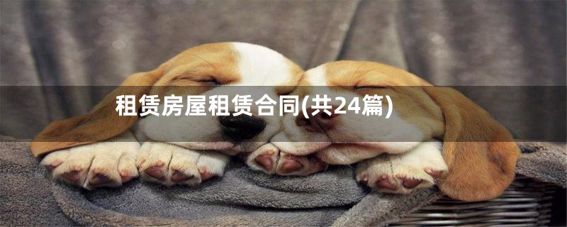 租赁房屋租赁合同(共24篇)
