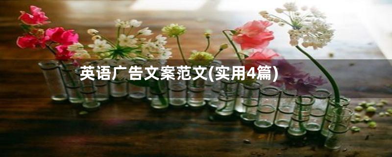 英语广告文案范文(实用4篇)