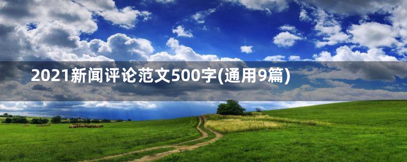2021新闻评论范文500字(通用9篇)
