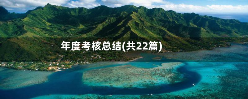 年度考核总结(共22篇)